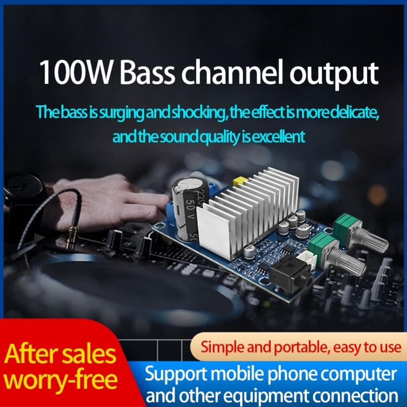 High Efficiency TPA3116D2 Digital Amplifier Board with Low Frequency Channel and Wide Working Voltage Range