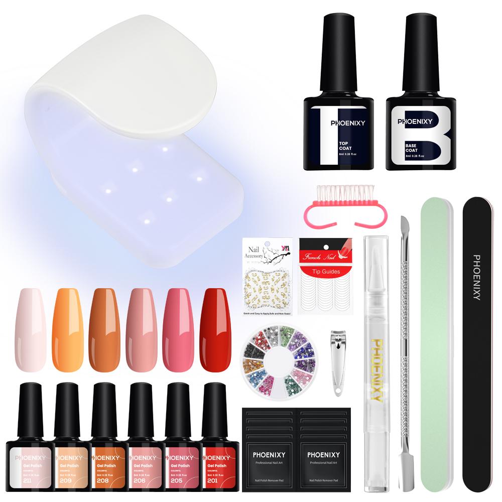

PHOENIXY Гель для наращивания ногтей Полигель УФ Акриловый Строительный Полигель Быстрое Наращивание Дизайн Ногтей Полигель Лак Гель с Лампой для Ногтей