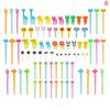 68/76/40Pcs Kids Fruit Forks Picks Kid Bento Accessories Mini Cute Children Snack Cake Dessert Food Pick Toothpick Decor