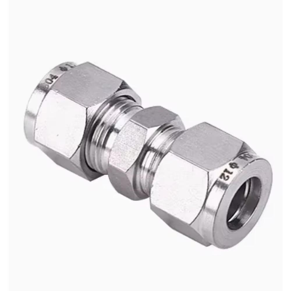 Elbow Tee Cross 1/8" 1/4" 3/8" 1/2" 3/4" 1" 3 4 5 6 8 10 -30mm OD Double Ferrule Compression Union Connector 304 Stainless Steel