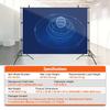 12 X 10 Ft Heavy Duty Backdrop Stand, Height Adjustable Photography Backdrop Stand, Background Support System with 6 Clamps and A Carry Bag, for