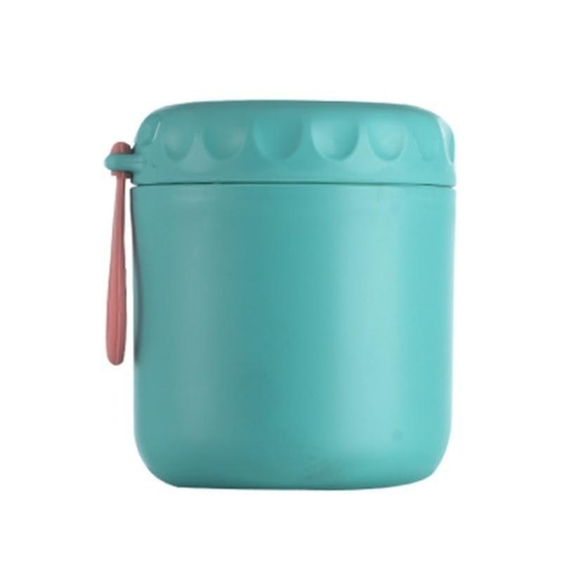 

430ml Food Stainless Steel Inner Sealed Insulation Tank Insulation Cup Soup Oatmeal Cup Lunch Container Insulation Container | Lunch Boxes (Green)