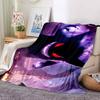 1Pc Ethereal Shadow Beast Flannel Blanket, Soft And Comfortable, Casual Warm, Camping Travel, Christmas, Halloween Xmas Gift S17
