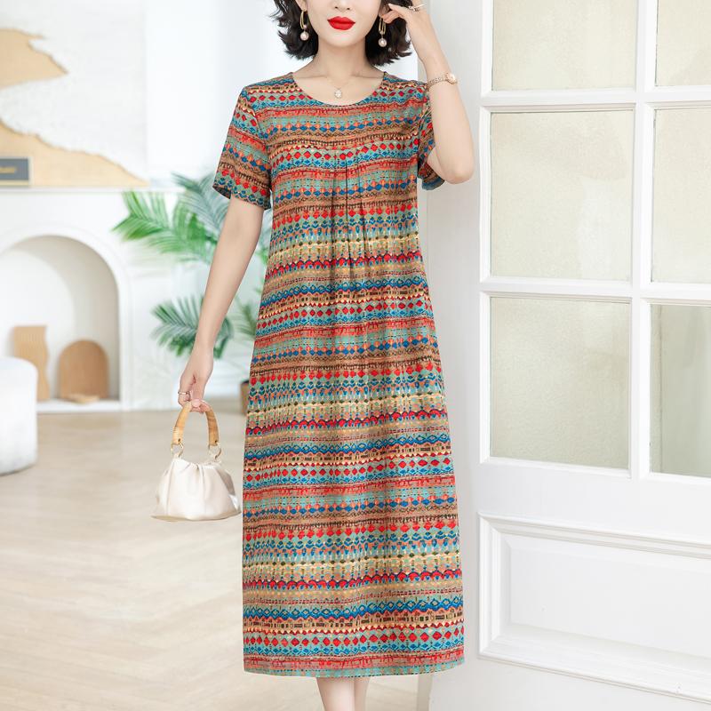 

Повседневные платья больших размеров для женщин, летние элегантные женские летние длинные платья, свободная винтажная одежда 6XL