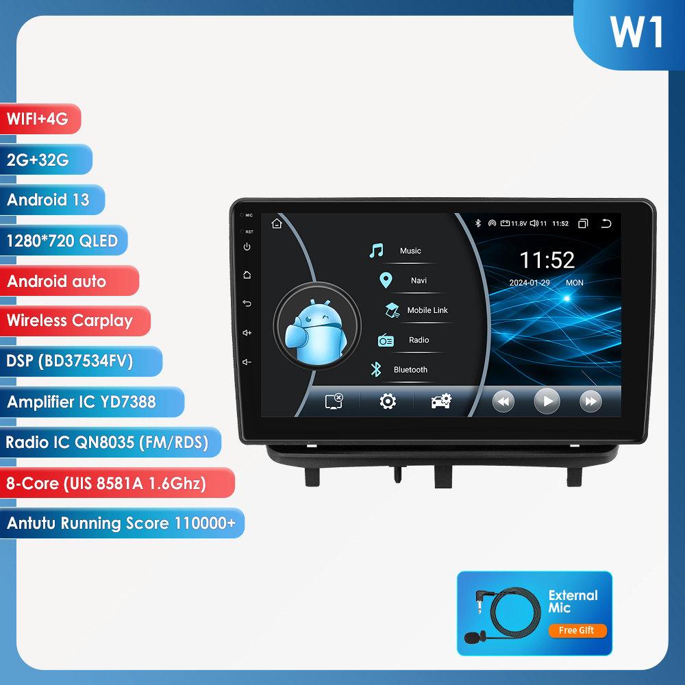 

Ossuret 2 Din Android 13 Автомагнитола Мультимедийный Видеоплеер для Opel Corsa D 2007-2012 Хэтчбек Фургон Навигация Интеллектуальный Экран GPS 4G Carplay Auto W1 8Core 2G 32G