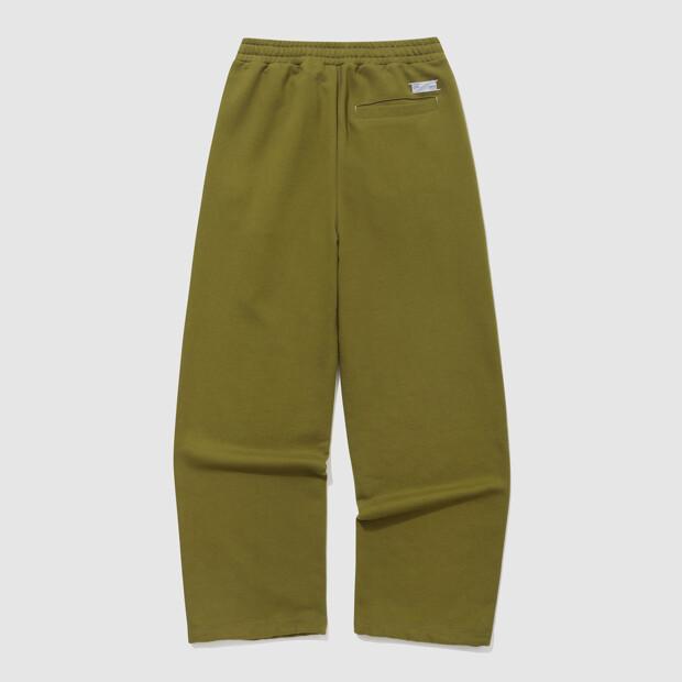 UMBRO Crispy Taslan Wide Straight Sweatpants Green (Uq321Cfp91) (A Type)