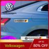 Valve Stems Caps Car Sticker For VW Volkswagen Jetta MK5 Golf Personaliz M179 Decoration Car 3D Aluminum Alloy Badge Sticker For Volk
