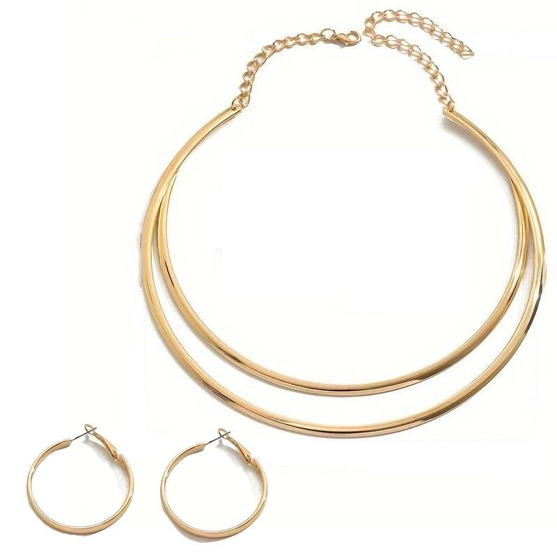 European and American Personality Wide Version Temperament Earrings Jewelry Women