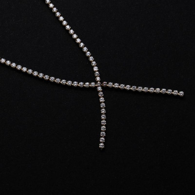 

liersi Crystal ballerina Anklet Silver(platinum)