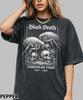 Schwarzer Tod Europatour Flöhe Grafik T-Shirt, Flöhe Schädel Gothic Shirt, Witchcore Gothic Kleidung, Y2k Mittelalterliche Pest, Dunkles Ästhetik Tee