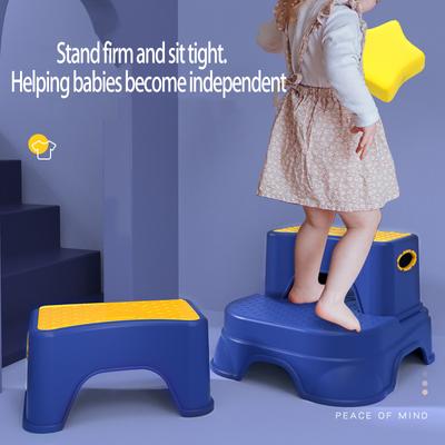 Sgabelli per bambini a due gradini, sgabello per l'addestramento al vasino, sgabello versatile per bambini piccoli, per bagno e cucina, antiscivolo, comfort e sicurezza