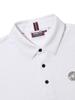 PIRETTI Matera Logo Jacquard Polo Shirt M_White