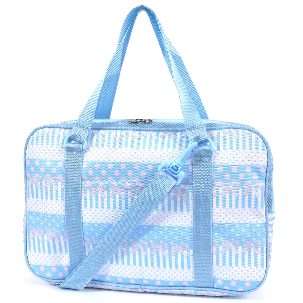 

COLORFUL CANDY STYLE Calligraphy Set PET Enchanted by Polka Dots and Lace Ribbon NN103010 - (Light Blue)