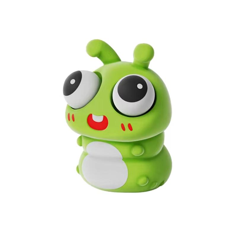 Игрушки для снятия стресса Мультяшные животные Игрушки-пищалки с вылезающими глазами Игрушка-скакалка с глазными яблоками Подарки для мальчиков, девочек, детей, взрослых