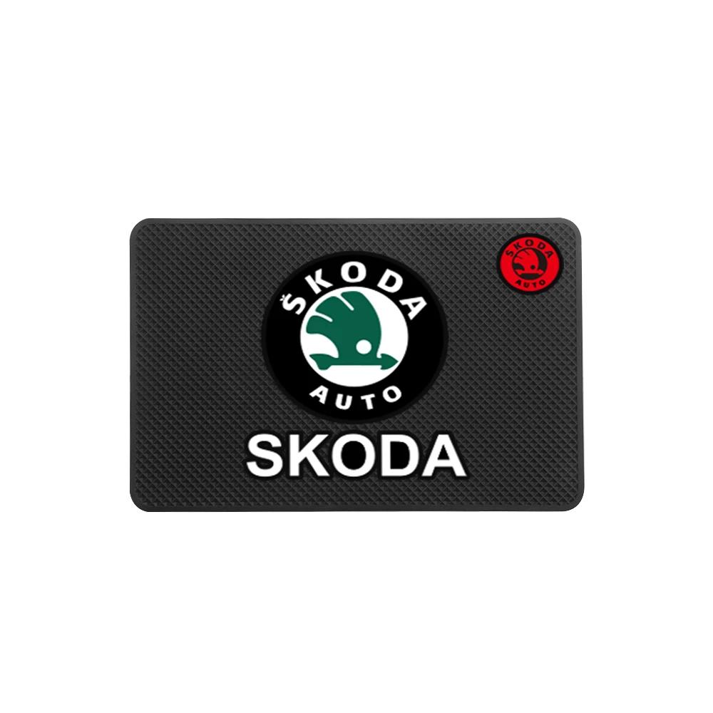 

Car Ornament Non Slip Silicone Mat Car Interior Dashboard Phone Sticky Pad For Skoda KAMIQ A5 A7 Yeti Octavia Rapid Fabia Superb For Skoda