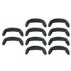 10 Pieces Fake Mustaches False Beards Costume Accessories Halloween Beard Facial Hair for