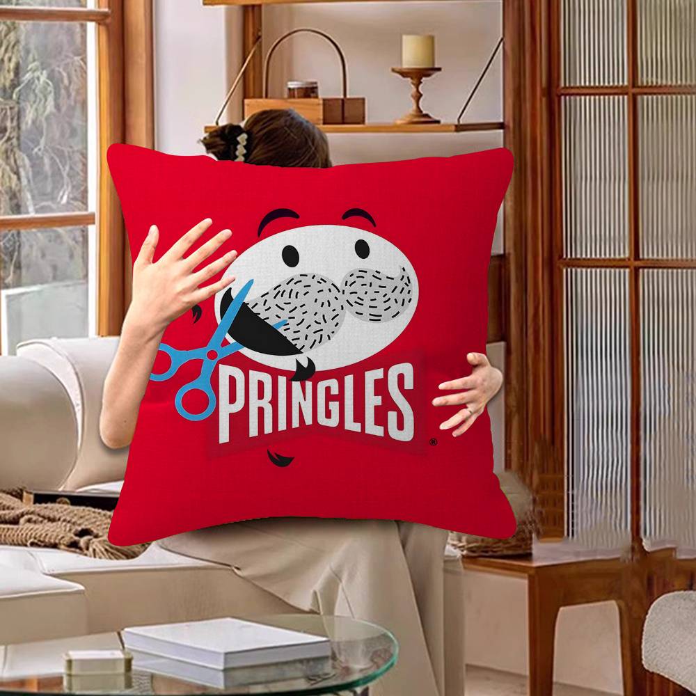 Fashion P-Pringles L-LLC Pillow Gift Home Office Decoration Bedroom Sofa Car Cushion Cover Case 45x45