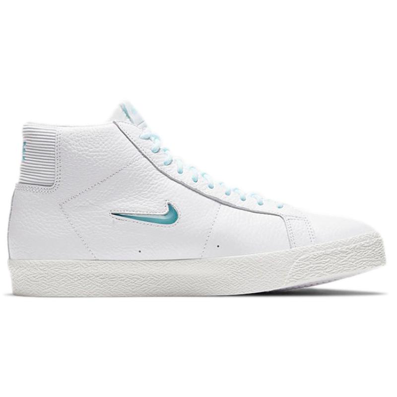 Nike Zoom Blazer Mid Premium Sb 'White Glacier Ice Jewel' Sneakers Casual CU5283-100