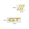 Car Accessories Metal GT Grille Emblem Rear Trunk Body Badge Sticker For Peugeot Decorative Strips 208 508 308 5008 2008 3008