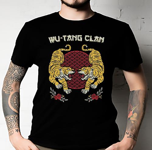 the wu Clan is back Classic TEE Wu Tang T-Shirt UNISEX All Size S разноцветный