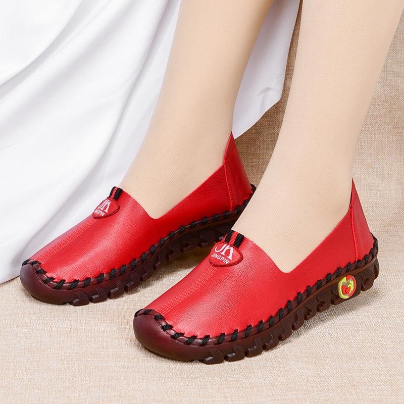 Soft-soled Mother Shoes, New Single Shoes, Women's Casual Shoes, Not Tired, Beef Tendon Flat Bottom