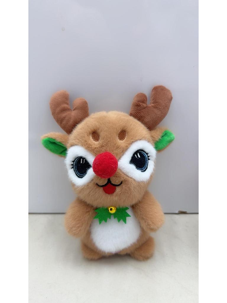 Musical Dancing Santa Claus & Reindeer Plush Toy - Christmas Gift