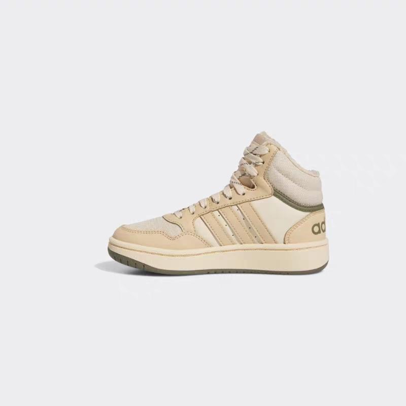 Adidas Hoops 3.0 Mid Durable Kids Sneakers Kids Sneakers Khaki IF7738
