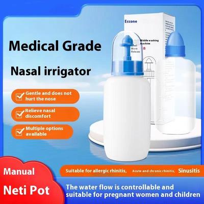 240/250Ml Nose Wash Cleaner Nasal Irrigator Rinse Bottle Nose Protector Avoid Allergic Rhinitis Sinusitis Adult Child Neti Pot