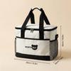 Large Insulated Lunch Bag Waterproof Thermal Cooler Bag Oxford Storage Bag with Shoulder Strap for Men Women Work Picnic Travel