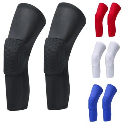 Ginocchiere in Schiuma a Nido d'Ape Supporto per Ginocchio Pallacanestro Corsa Protettore Manicotto a Compressione Ginocchiere Attrezzatura Fitness Pallavolo Supporto Sportivo