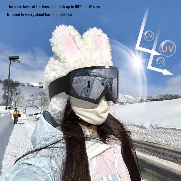 Windproof Anti-UV Ski Goggles: Sun Protection for Outdoor Sports