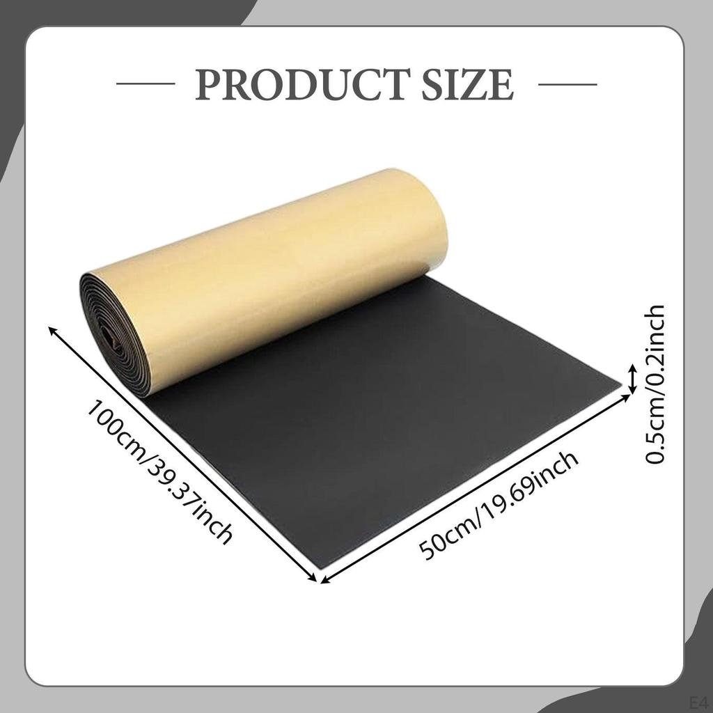 8 Pieces Foam Padding Sheets EVA Non Slip Anti Vibration Pads Lightweight Backing for Furniture