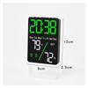 Multifunctional Large Screen Digital Alarm Clock Humidity Display Brightness Adjustment Charging Desktop Clock Home Office Decor