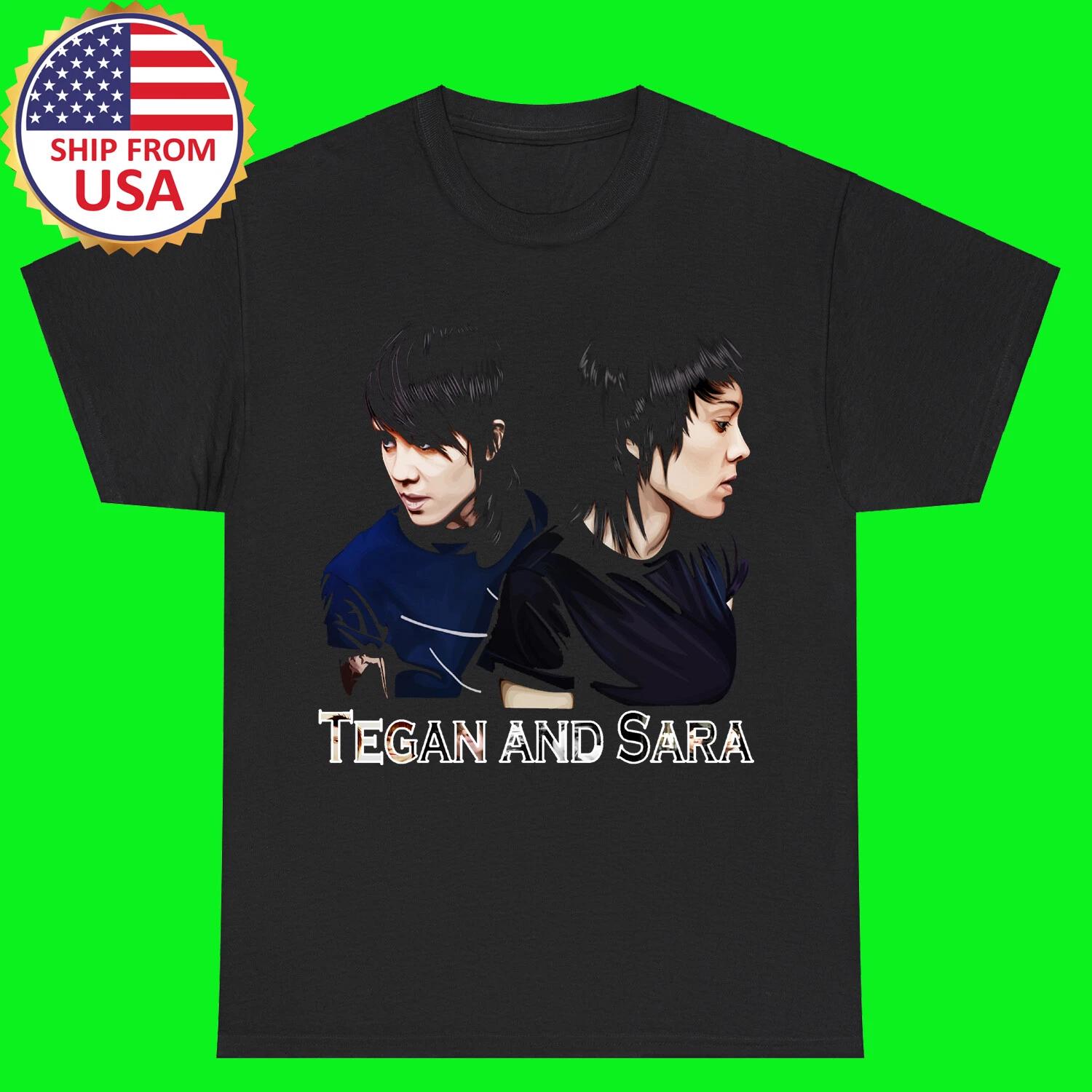 Tegan and Sara Black T-Shirt Tee Top Unisex 3XL