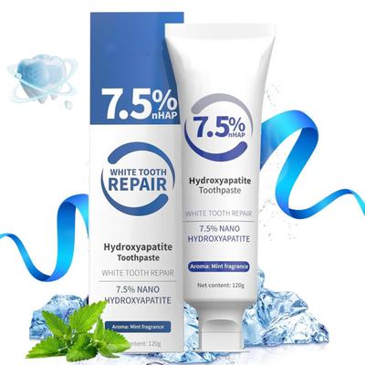 120g Hydroxyapatite Toothpaste for Adults and Kids Enamel Care Fresh Breath Teeth Whitening Sensitivity Support with Natural Ingredients