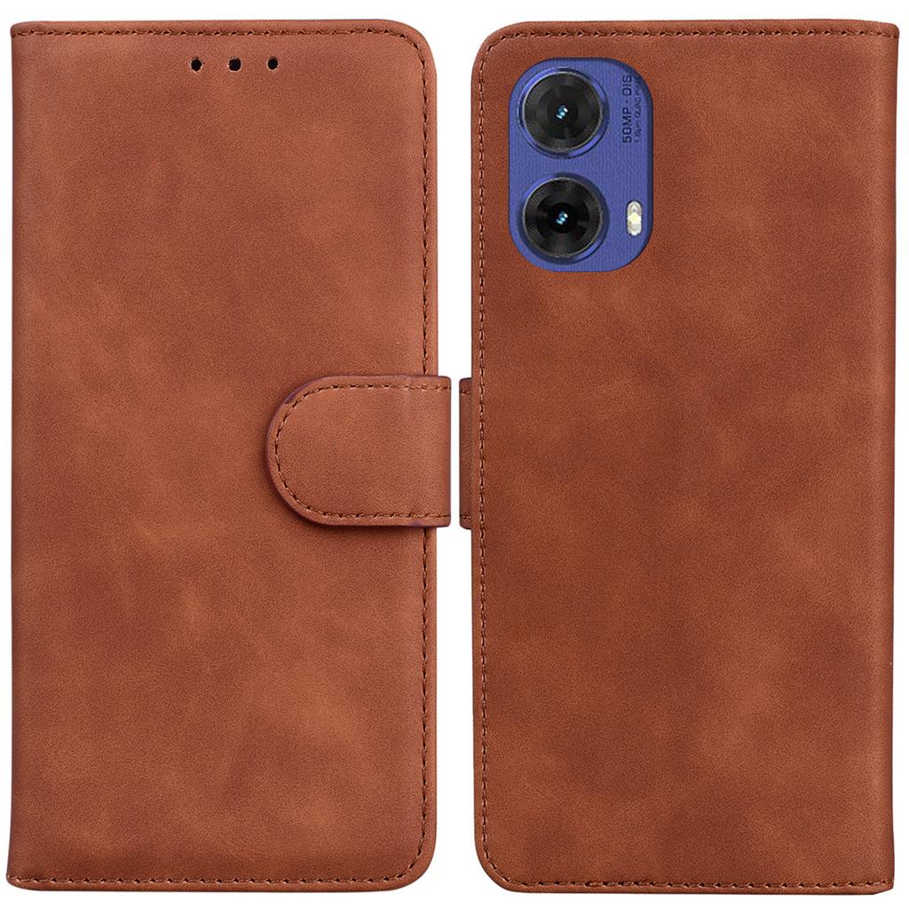 For Motorola Moto G85 5G/S50 Neo 5G Cell Phone Case TPU + PU Leather Shell Phone Stand Cover