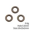Circle Flat Position Spacer Beads Alloy Blank Disc Bulk Beaded Jewelry Making Supplies For DIY Charm