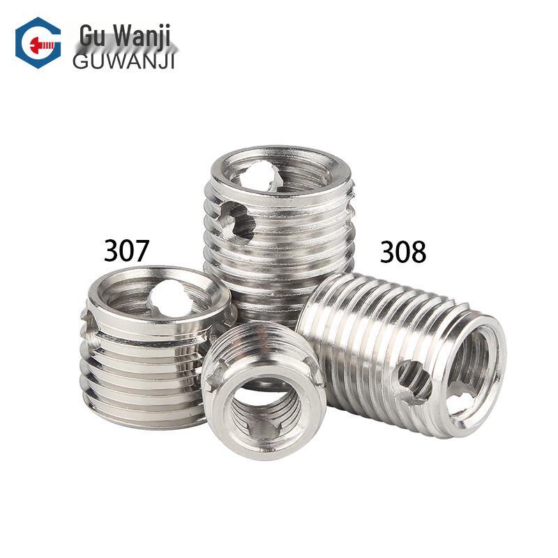 Self-Tapping Thread Repair Inserts M5x8x10 (5 pcs)