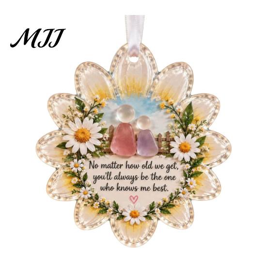 Acrylic Festive Decorations Heartfelt Holiday Keepsake Ornament, Hanging Decoration for Loved Atmosphere Accents Ones, Christmas Tree Pendant