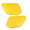 High Visibility Mirror for Wide Easy To See Even In Dim 29723 Motorcycles, Stick-on Mirror, Angle, Light, YAMAHA1, Gold,
