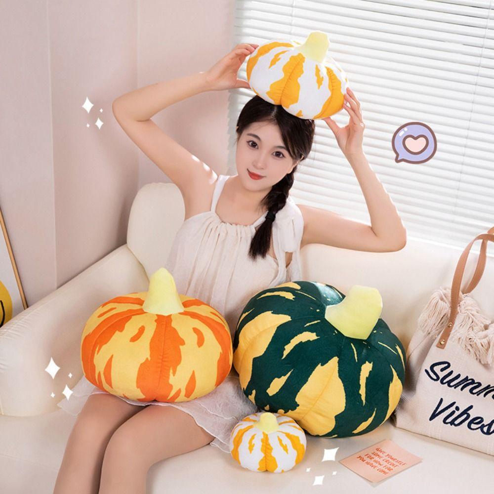 

Плюшевая игрушка Lines Halloween, мягкая подушка в виде тыквы на Хэллоуин, детский подарок