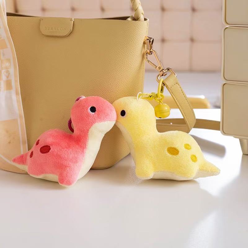 10/20cm Simulation New Dinosaur Doll Backpack Pendant Filled Plush Toy Cartoon Anime Gift for Girlfriend Cute and Fun Doll