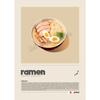 Manga Style Cartoon Food Kitchens Accessories Poster Sushi Pizza Tacos Ramen Foods Wall Art Pictures Canvas Painting Home Decor