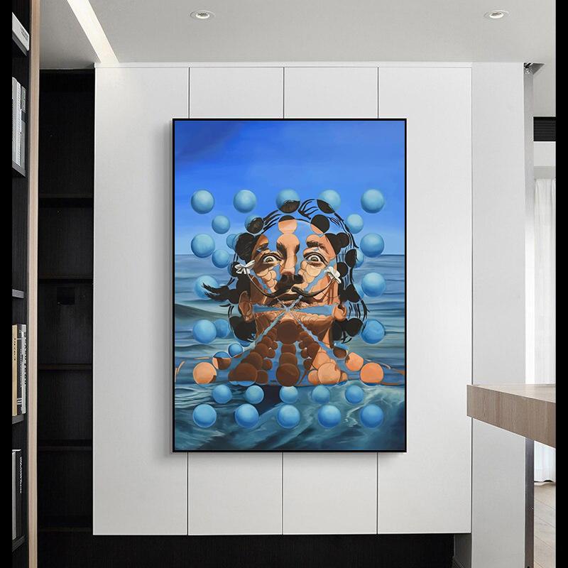 Classic Salvador Dali Art Canvas Paintings Famous Posters and Prints Wall Art Pictures for Living Room Home Decoration Cuadros