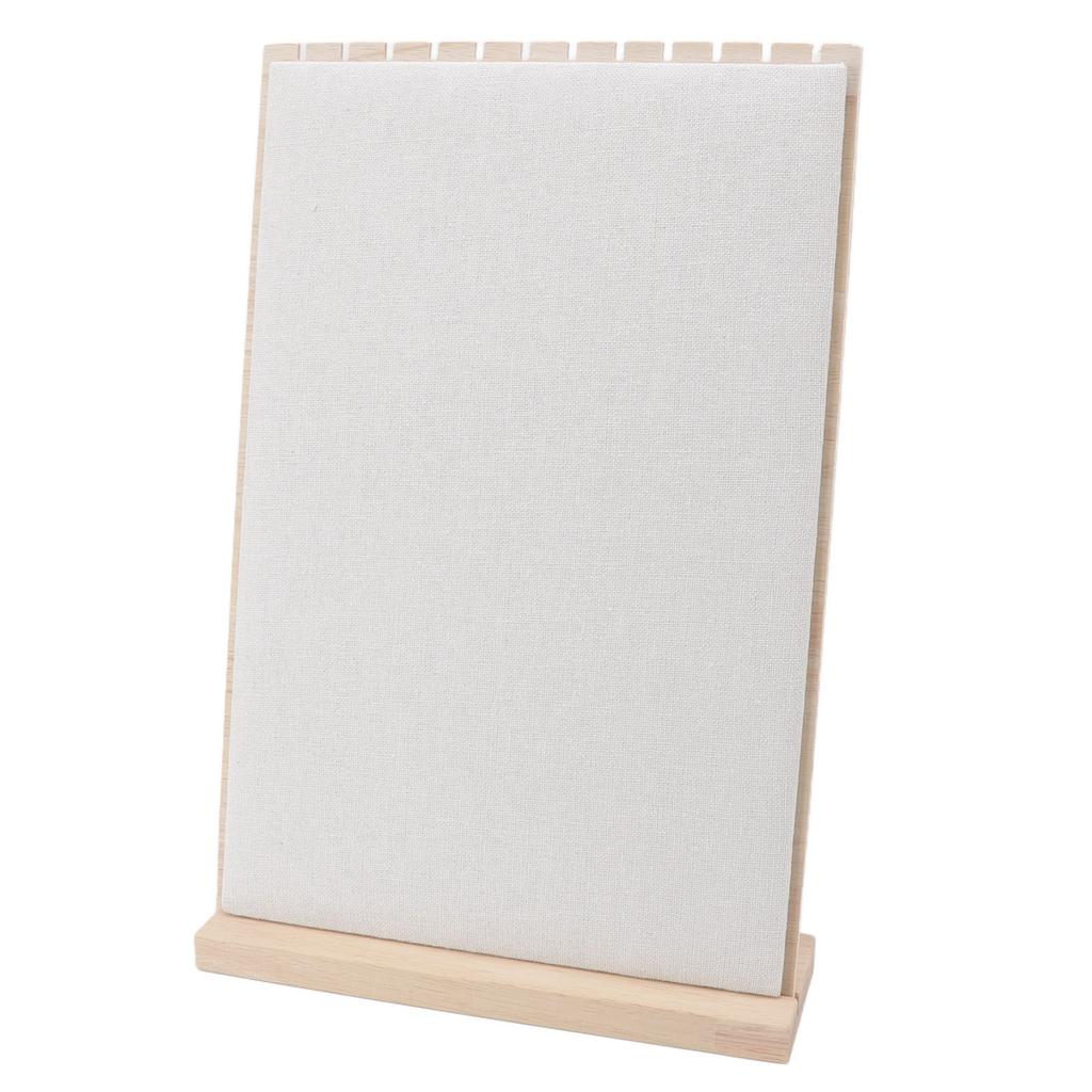 Wooden Jewelry Display Stand 12 Slots Detachable Orderly Storage Wooden Frame Necklace Rack for Home Jewelry Shop