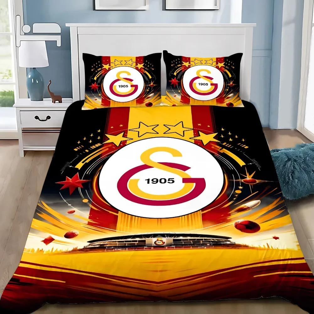 Fotbalový klub G-Galatasarays Povlečení Měkký přehoz s 1/2 povlaky na polštář Pro děti Dospělé Mikrovlákno Potah na přikrývku