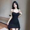 Suspender Dress New Slim and Thin Sexy A-word Skirt New Nightclub Work Clothes Hip Skirt
