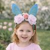 Non-slip Rabbit Ears Headbands Colorful Happy Easter Headdress Cosplay Headbands  Party Supplies