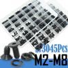 3045p Hexagon Hex Socket Flat Countersunk Head Screw Bolt Nut Washer Set M2 M2.5 M3 M4 M5 M6 M8 Black Grade 10.9 Carbon Steel