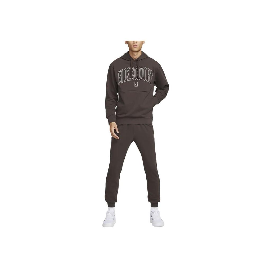 Nike Court Heritage Dri-Fit Comfortable Soft Loose Moisture-Wicking Sweatshirt Men Sweatshirt Baroque-Brown Velvet-Brown FQ2094-237